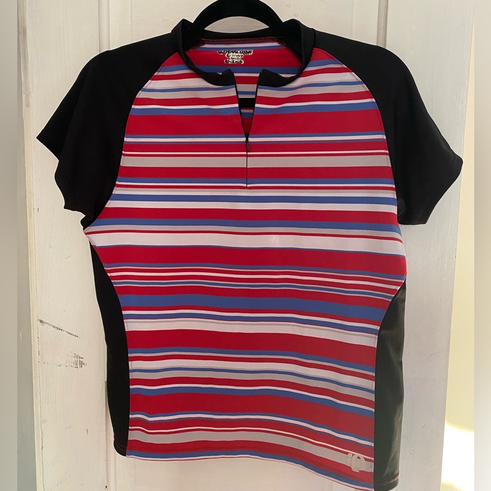 Striped bike shirt